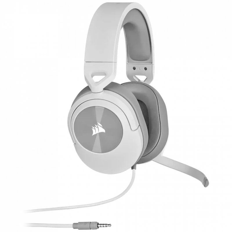 Corsair HS55 STEREO Wired Blanc Casque de Gaming (CA-9011261-NA)