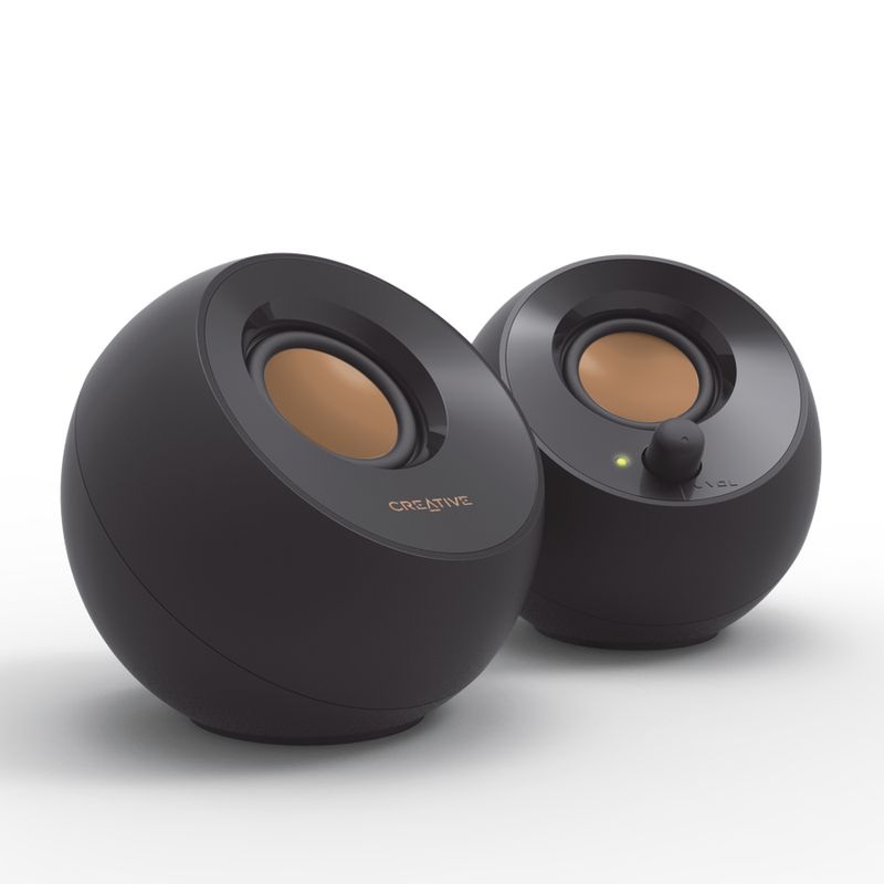 Creative Pebble Noir Enceintes de bureau USB 2.0 (51MF1680AA000)
