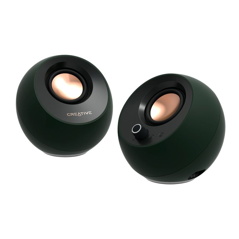 Creative Pebble Pro Noir - Haut-Parleurs Minimalistes avec Bluetooth 5.3 et USB