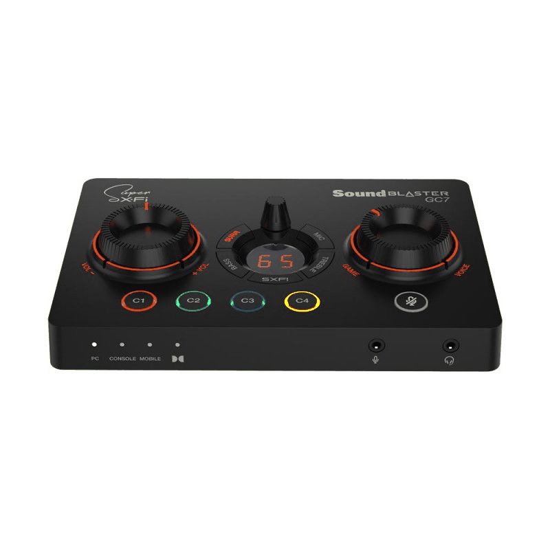 Creative Sound Blaster GC7 Game Streaming USB DAC and Amp with Programmable Butt