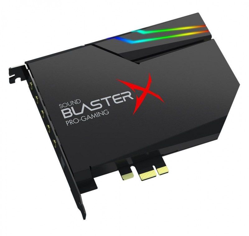 Creative Sound BlasterX AE-5 Plus Carte son de jeu PCI-e haute résolution et DAC
