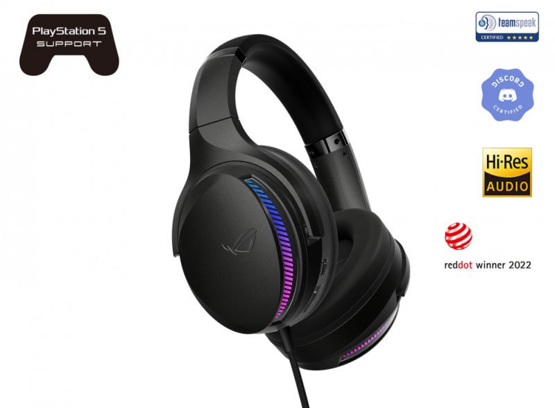 ASUS ROG Fusion II 300 Virtual 7.1 surround USB-A USB-C RGB Micro Casque de Gami