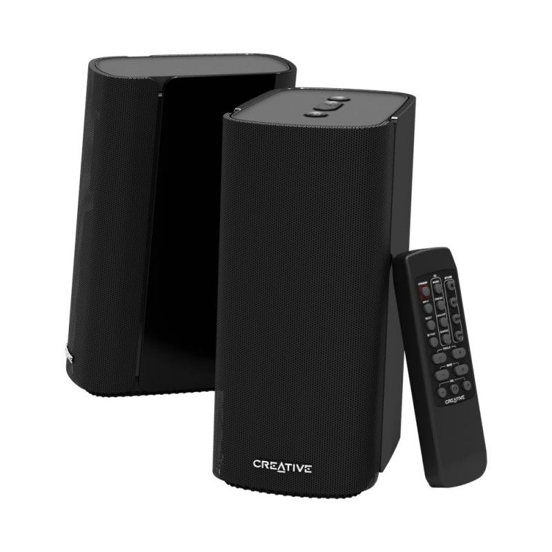 Creative T100 Compact Hi-Fi 2.0 Haut-Parleurs de Bureau (51MF1690AA002)