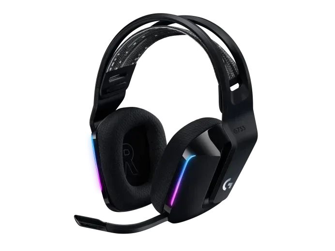 Logitech G733 Noir LIGHTSPEED Casque de Gaming Sans Fil RGB (981-000863)