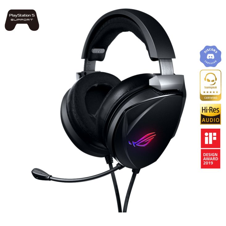 ASUS ROG Theta 7.1 RGB SupremeFX S1220A DAC, Noise-Canceling, USB-A, USB-C Casqu