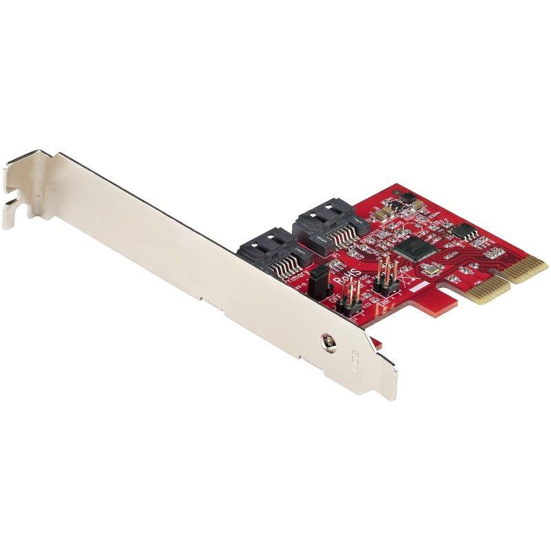 StarTech.com Carte PCI Express SATA 2 ports - Carte Contrôleur PCIe SATA - 6Gbps