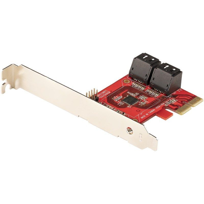 StarTech.com Carte PCI Express SATA 4 ports - Carte Contrôleur PCIe SATA - 6Gbps