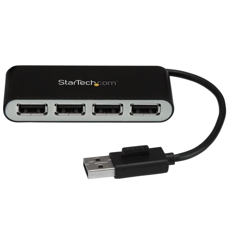 StarTech.com Hub USB 2.0 portable à 4 ports avec câble intégré (ST4200MINI2)