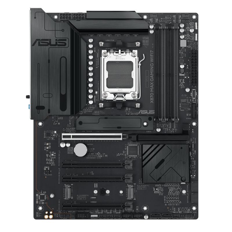 ASUS X870 MAX Gaming WiFi7-GSI AM5 ATX AMD X870 4xDIMM DDR5 3xM.2 USB4 2.5Gb LAN Wi-Fi 7+BT Carte Mère (Boite Blanche)
