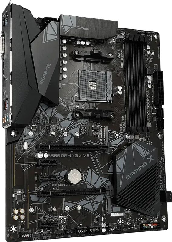 Gigabyte B550 GAMING X V2 AM4 ATX AMD B550 4xDIMM DDR4 1xM.2 USB 3.2 1Gb LAN Carte Mère