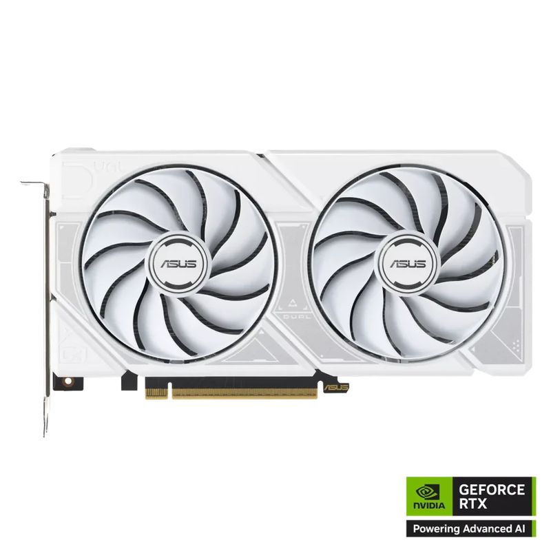 ASUS Dual GeForce RTX 5060 Ti 16GB GDDR7 White OC Edition PCIe 5.0 1xHDMI3xDP Carte Vidéo Blanche