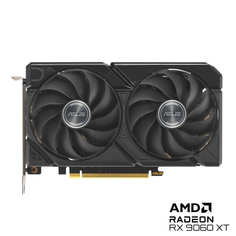 ASUS Dual Radeon RX 9060 XT 8G GDDR6 PCIe 5.0 1xHDMI2xDP Carte Vidéo (DUAL-RX9060XT-8G)