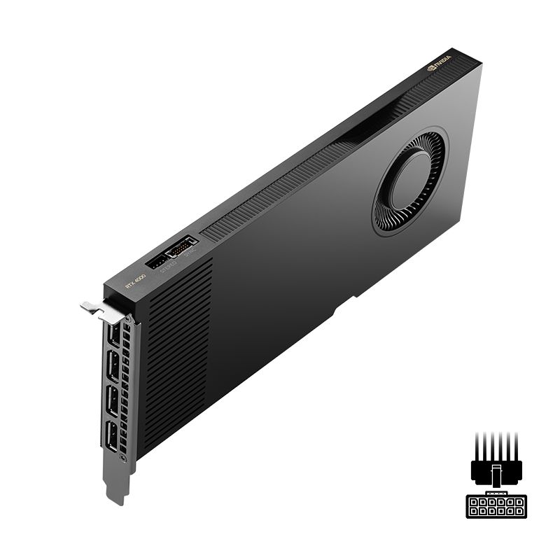 PNY NVIDIA RTX 4000 Ada Generation 20GB GDDR6 ECC PCIe 4.0 x16 4xDP Carte Vidéo (VCNRTX4000ADA-PB)