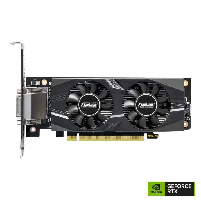 ASUS GeForce RTX 3050 LP BRK OC Edition 6GB GDDR6 PCIe 4.0 1xDVI1xHDMI1xDP Carte Vidéo (RTX3050-O6G-LP-BRK)