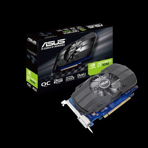 ASUS Phoenix GeForce PH-GT1030-O2G GT 1030 OC 2GB GDDR5 PCIe 3.0 x16 DVIHDMI Carte Vidéo