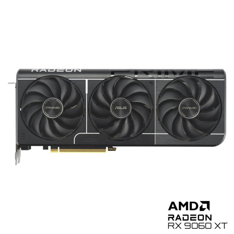 ASUS Prime Radeon RX 9060 XT 16GB GDDR6 OC Edition PCIe 5.0 2.5-slot 1xHDMI2xDP Carte Vidéo (PRIME-RX9060XT-O16G)
