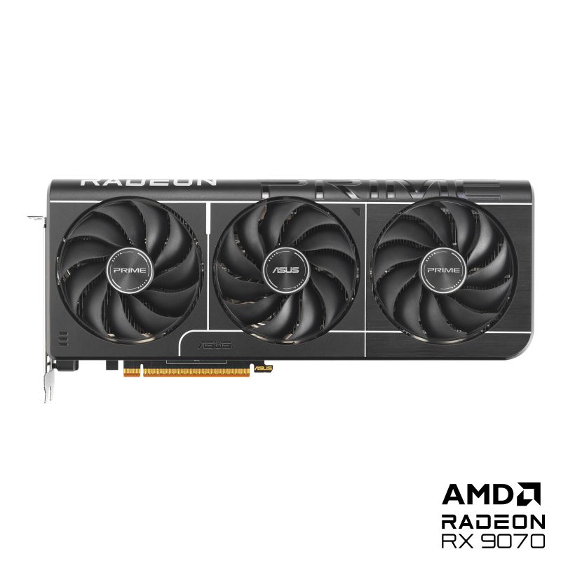 ASUS Prime Radeon RX 9070 OC Edition 16GB GDDR6 PCIe 5.0 2.5-slot 1xHDMI3xDP Carte Vidéo (PRIME-RX9070-O16G)