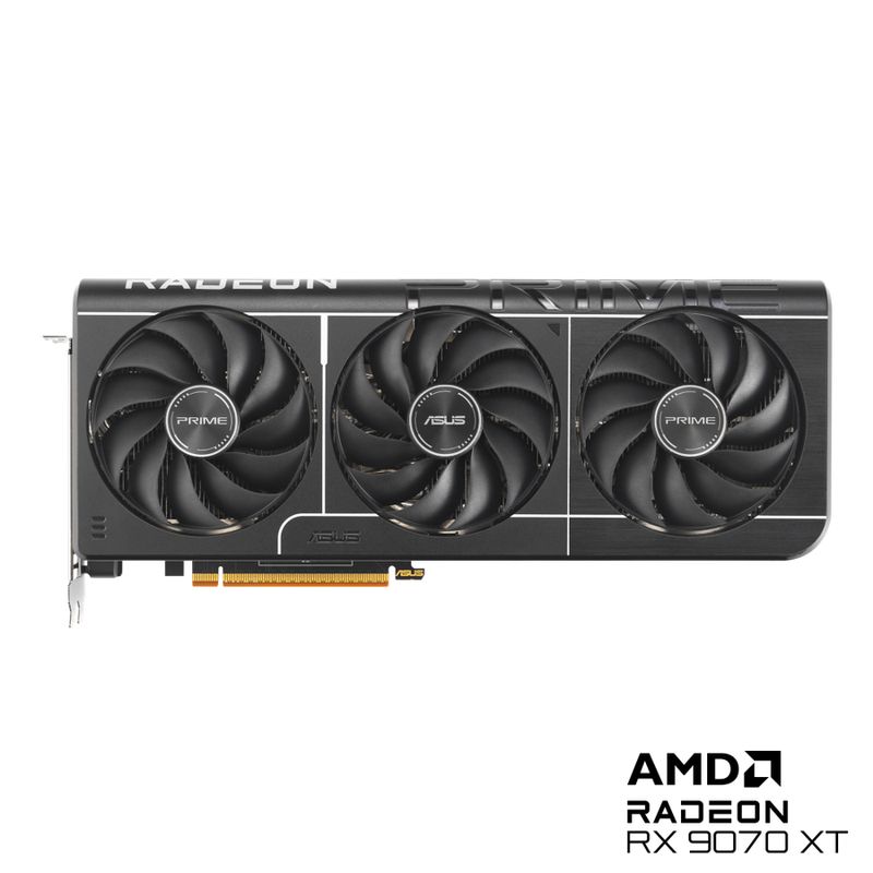 ASUS Prime Radeon RX 9070 XT 16GB GDDR6 OC Edition GDDR6 PCIe 5.0 2.5-slot 1xHDMI3xDP Carte Vidéo (PRIME-RX9070XT-O16G)