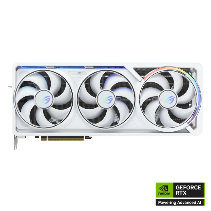 ASUS ROG Astral GeForce RTX 5090 32GB GDDR7 WHITE OC Edition PCIe 5.0 3.8-Slot 2xHDMI3xDP Carte Vidéo
