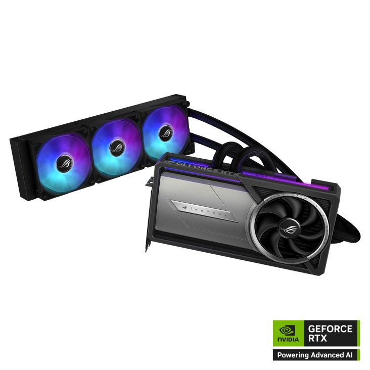 ASUS ROG Astral LC GeForce RTX 5090 32GB GDDR7 OC Edition PCIe 5.0 2.5-Slot 2xHDMI3xDP Carte Vidéo