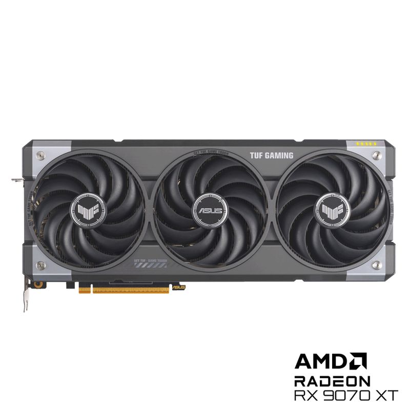 ASUS TUF Gaming Radeon RX 9070 XT 16GB GDDR6 OC Edition PCIe 5.0 3.125-slot 1xHDMI3xDP Carte Vidéo