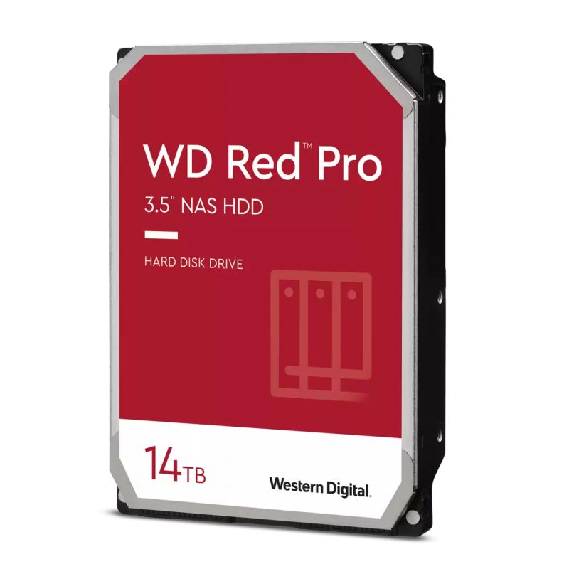 WD Red Pro 14TB 7200RPM 512MB Cache SATA 6Gbs 3.5 NAS HDD Disque Dur (WD142KFGX)
