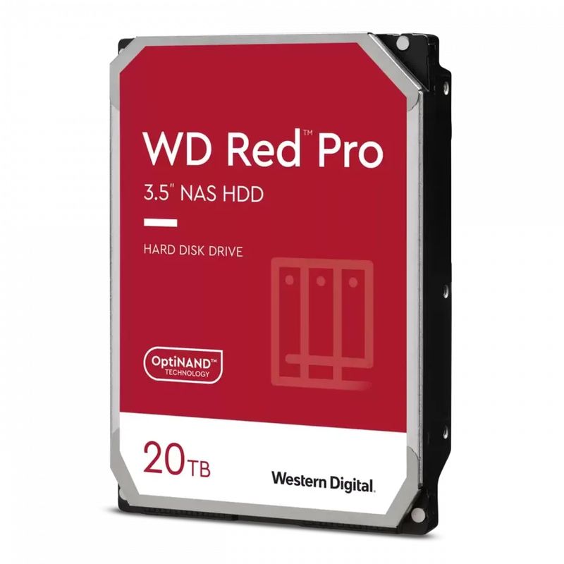 WD Red Pro 22TB 7200RPM 512MB Cache SATA 6Gbs 3.5 NAS HDD Disque Dur (WD221KFGX)