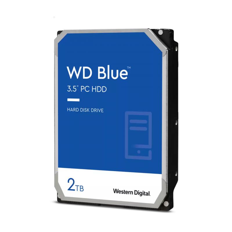 WD Blue Desktop 2TB 7200RPM 256MB Cache SATA 6Gbs 3.5 HDD Disque Dur (WD20EZBX)