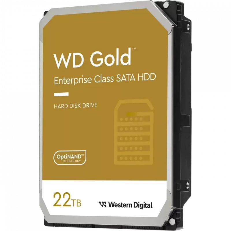 WD Gold 22TB 7200RPM 512MB Cache SATA 6Gbs 3.5 Enterprise Class