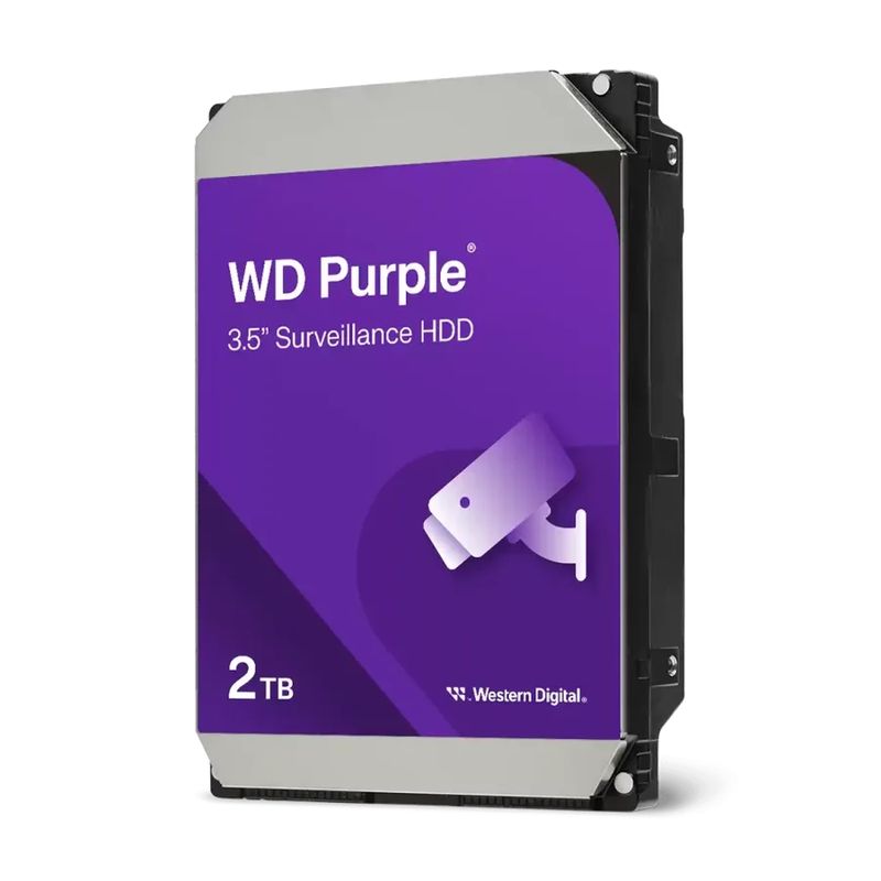 WD Purple 2TB 256MB Cache SATA 6Gbs 3.5 Surveillance HDD Disque Dur (WD23PURZ)