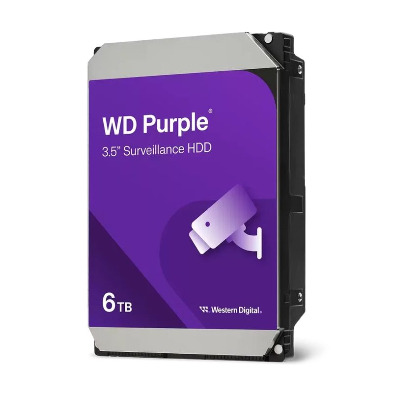 WD Purple 6TB 256MB Cache SATA 6Gbs 3.5 Surveillance HDD Disque Dur (WD64PURZ)