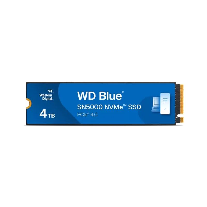 WD Blue SN5000 4TB PCIe 4.0 x4 NVMe M.2 80mm SSD (WDS400T4B0E)