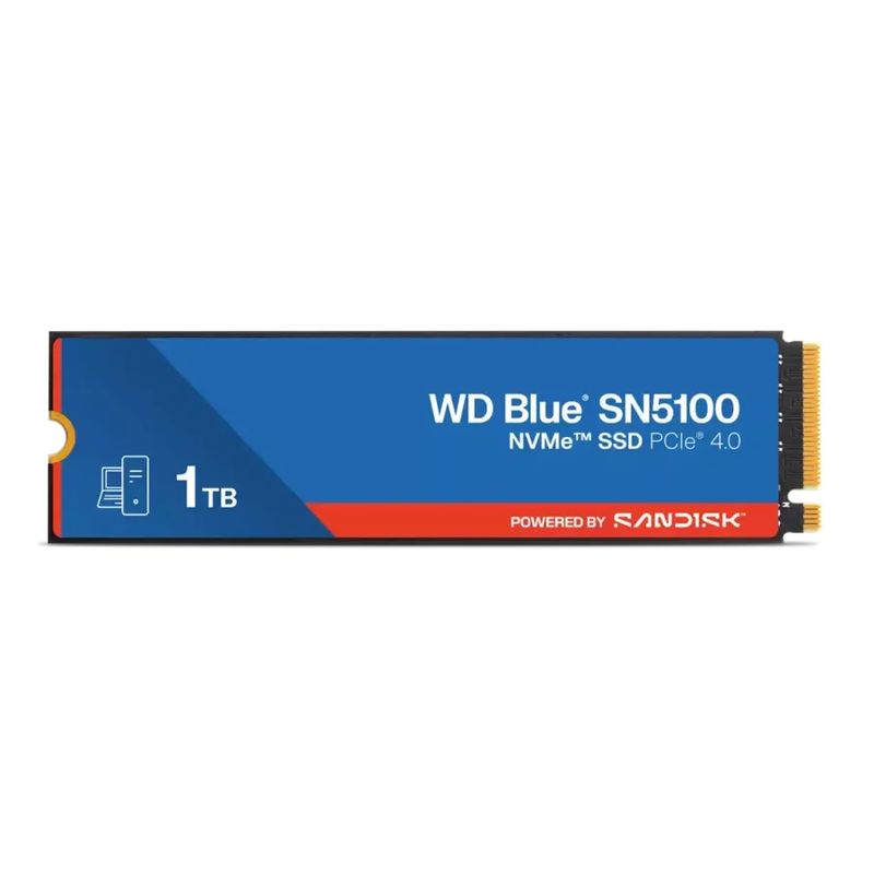 WD Blue SN5100 1TB NVMe PCIe Gen 4.0 x4 80mm M.2 SSD (WDS100T5B0E-00CPE0)