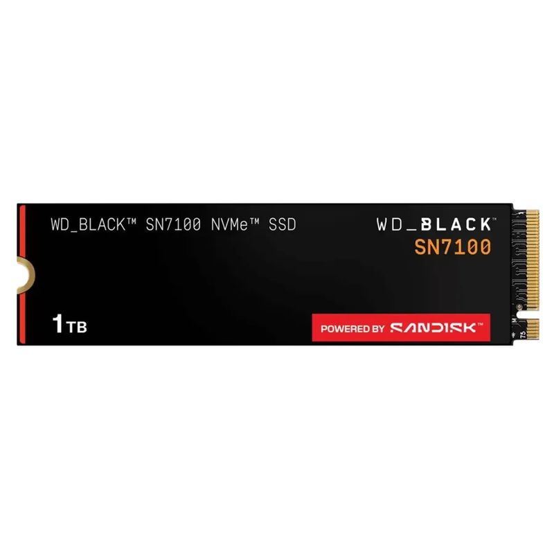 WD_BLACK SN7100 1TB NVMe PCIe Gen 4.0 x4 80mm M.2 SSD (WDS100T4X0E-00CJA0)