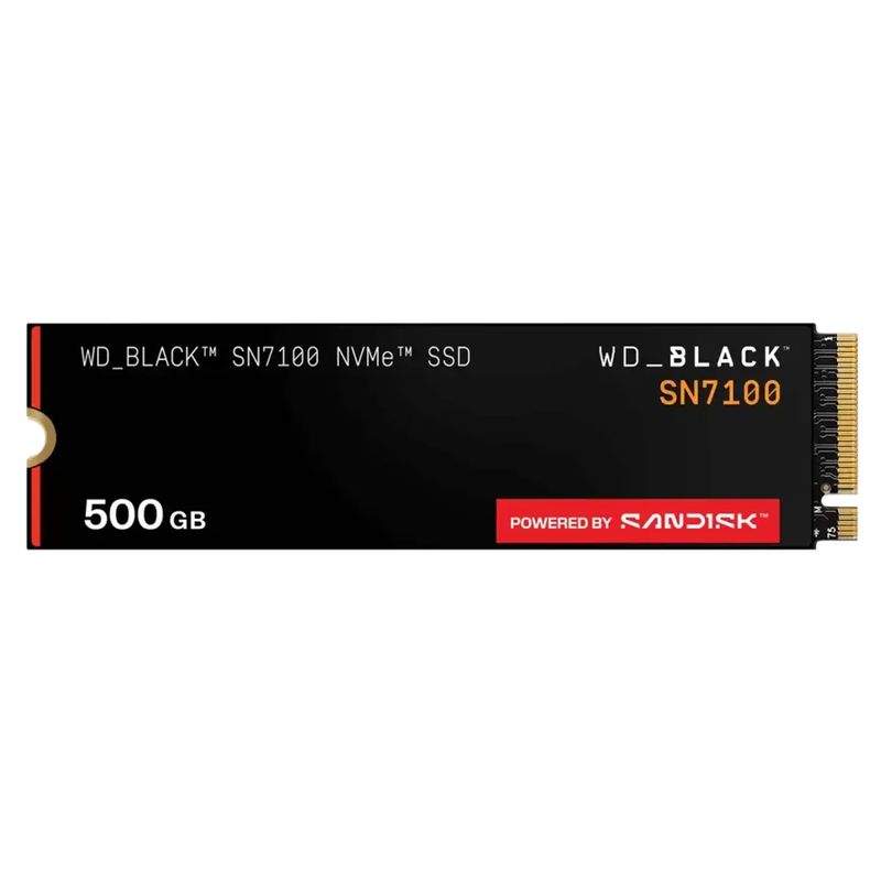 WD_BLACK SN7100 500GB NVMe PCIe Gen 4.0 x4 80mm M.2 SSD (WDS500G4X0E-00CJA0)