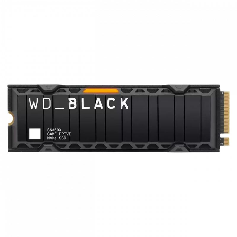 WD_BLACK SN850X 1TB Heatsink NVMe PCIe 4.0 x4 80mm M.2 SSD (WDS100T2XHE)