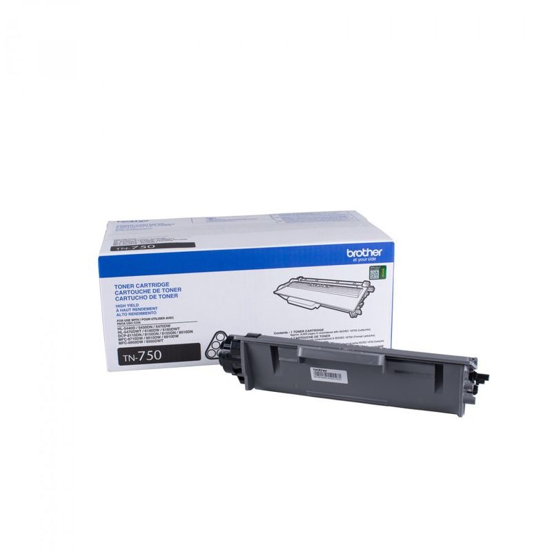 BroBrother TN750 Cartouche de toner noir, à haut rendement