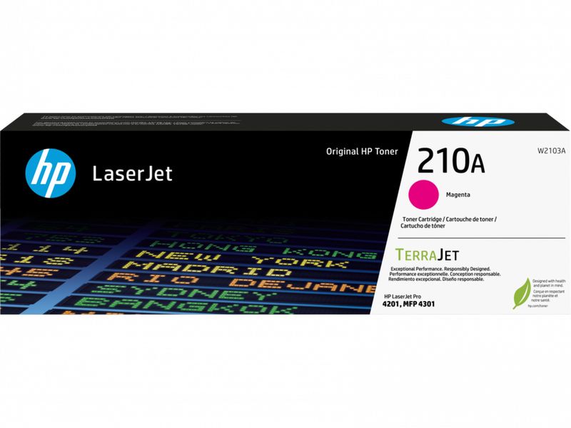 HP 210A Magenta Cartouche de Toner LaserJet d'Origine (W2103A)