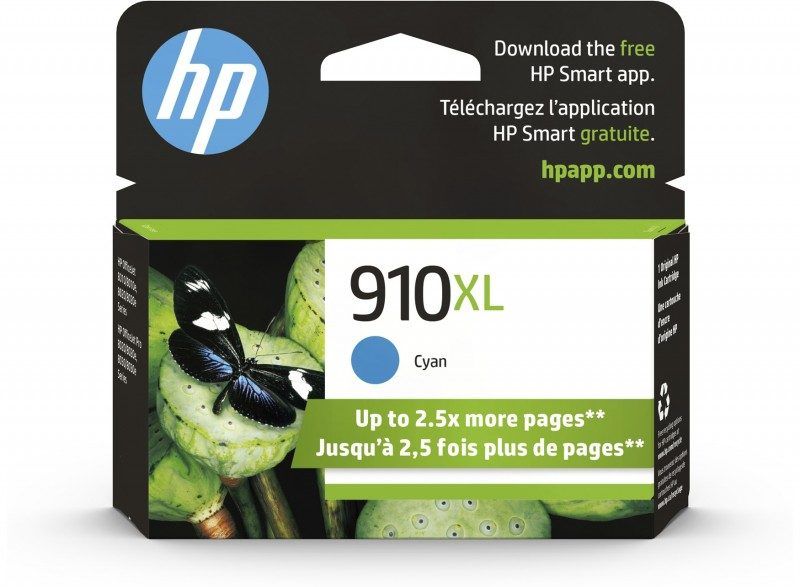 HP Cartouche d'encre cyan grande capacité 910XL (3YL62AN#140)