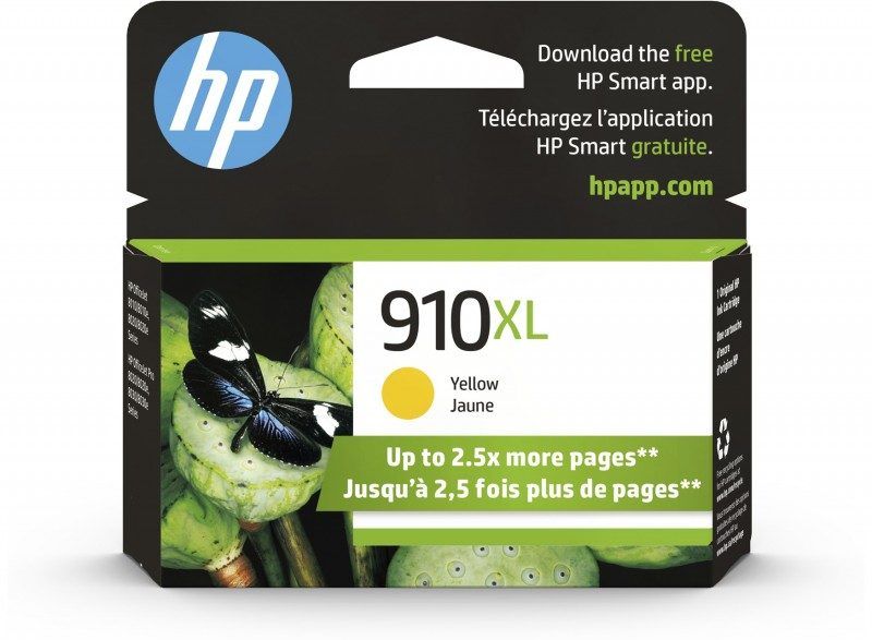 HP Cartouche d'encre jaune grande capacité 910XL (3YL64AN#140)