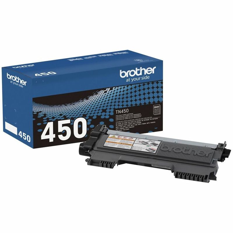 Brother TN450 Cartouche de toner noir, à haut rendement