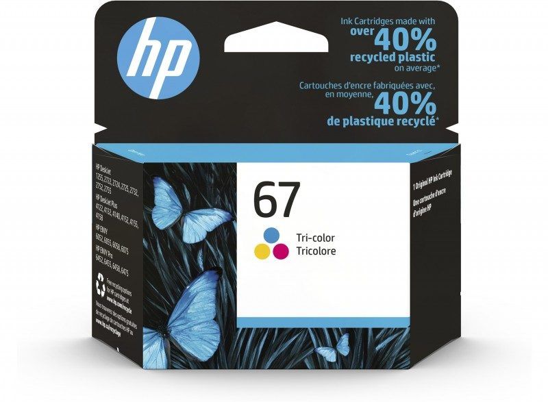 HP Cartouche d'encre tricolore originale 67 (3YM55AN)