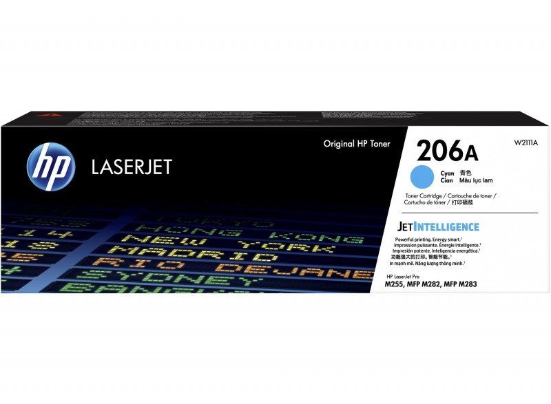 HP Cartouche de toner cyan originale 206A (W2111A)