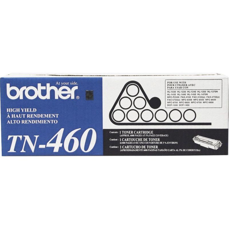 Brother TN460 Cartouche de toner noir, à haut rendement