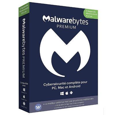 Malwarebytes Premium 3 PC1 AN Bilingue