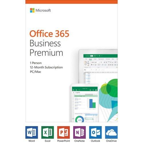 Microsoft Office 365 Business Premium - Abonnement 12 Mois - Sans Media - Franca