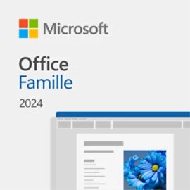 Microsoft Office Famille 2024 - 1 Utilisateur - Sans Média - Francais Canadien