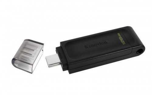 Kingston DataTraveler 70 128GB USB-C Flash Drive (DT70128GBCR)