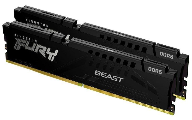 Kingston Fury Beast DDR5 Noir 5600MTs 128GB Kit (2x64GB) CL40