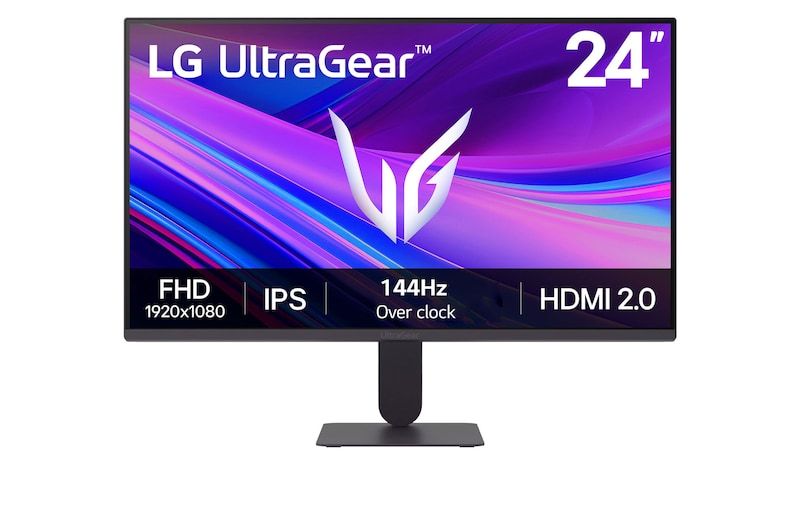 LG UltraGear 24G411A-B 24 FHD 1920x1080 IPS 144Hz HDR, G-Sync Compatible
